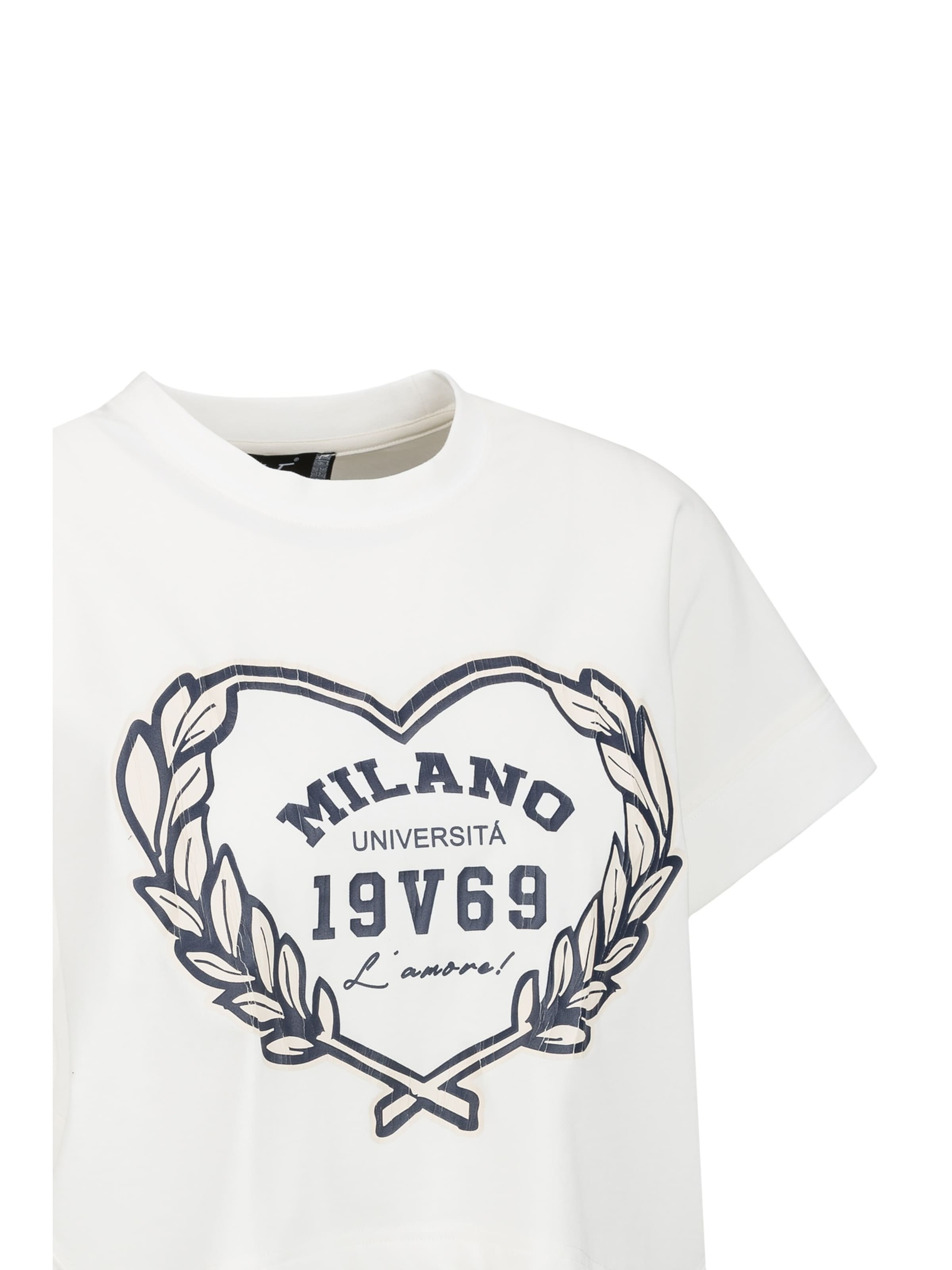 19V69 ITALIA Shirt 'Beppa College' in White