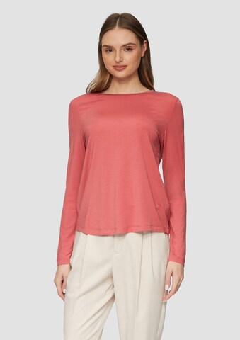 s.Oliver Shirt in Oranje: voorkant