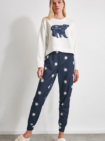 Pyjama Trendyol en bleu : devant