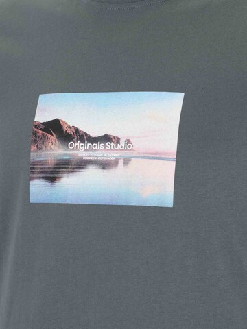 T-Shirt 'JORVESTERBRO' Jack & Jones Plus en bleu