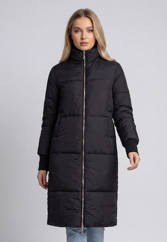 Manteau d’hiver MAIRE en noir : devant