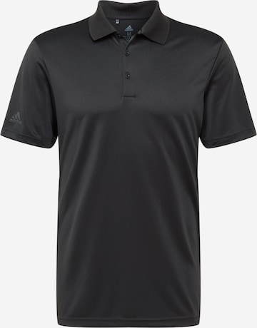 ADIDAS GOLF Performance Shirt in Black: front