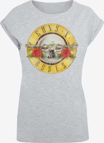 F4NT4STIC T-Shirt 'Guns 'n' Roses' in Grau: predná strana