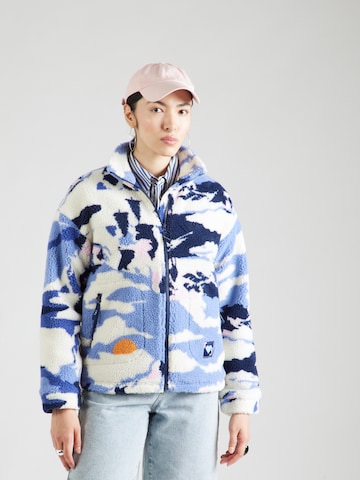Veste en polaire 'Arctic Leisure' Blutsgeschwister en bleu : devant