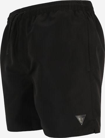 GUESS Kratke kopalne hlače | črna barva