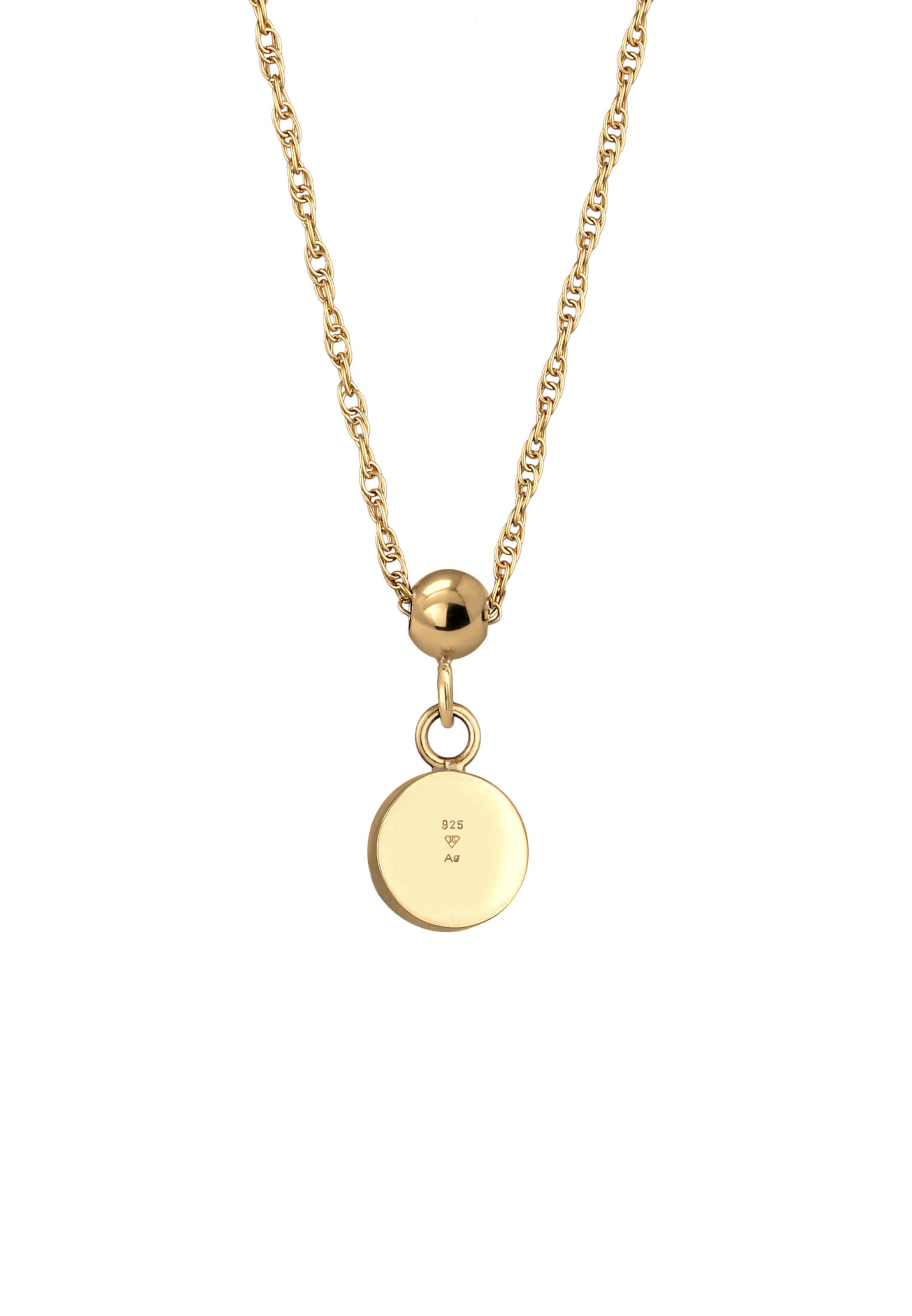 ELLI PREMIUM Halskette 'Geburtsstein Januar' in Gold