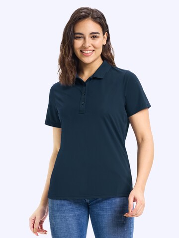 33,000ft Performance Shirt '33,000ft Womens Polo Shirt' in Blue: front