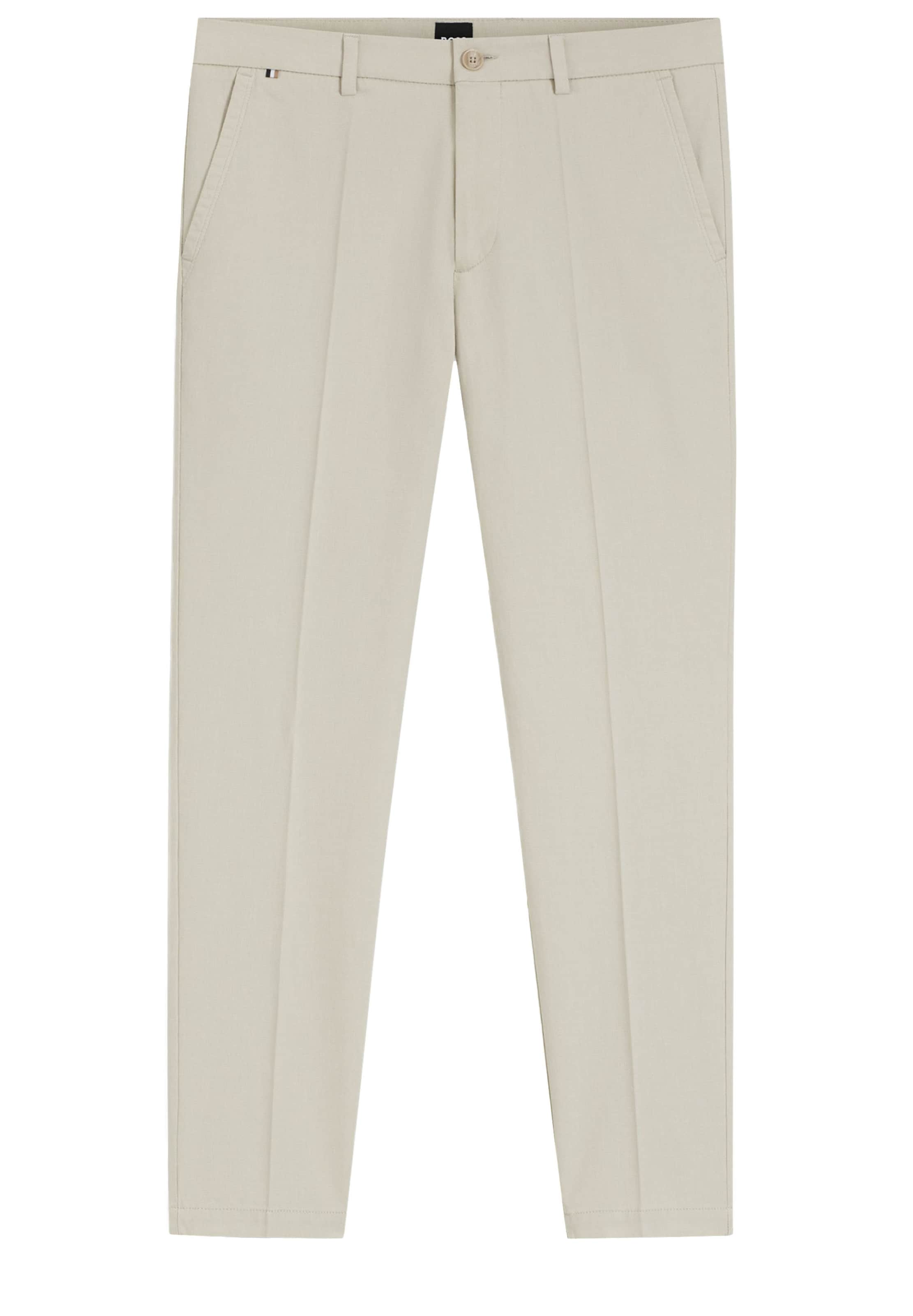 BOSS Pleated Pants 'H-Kaiton1' in Grey: front