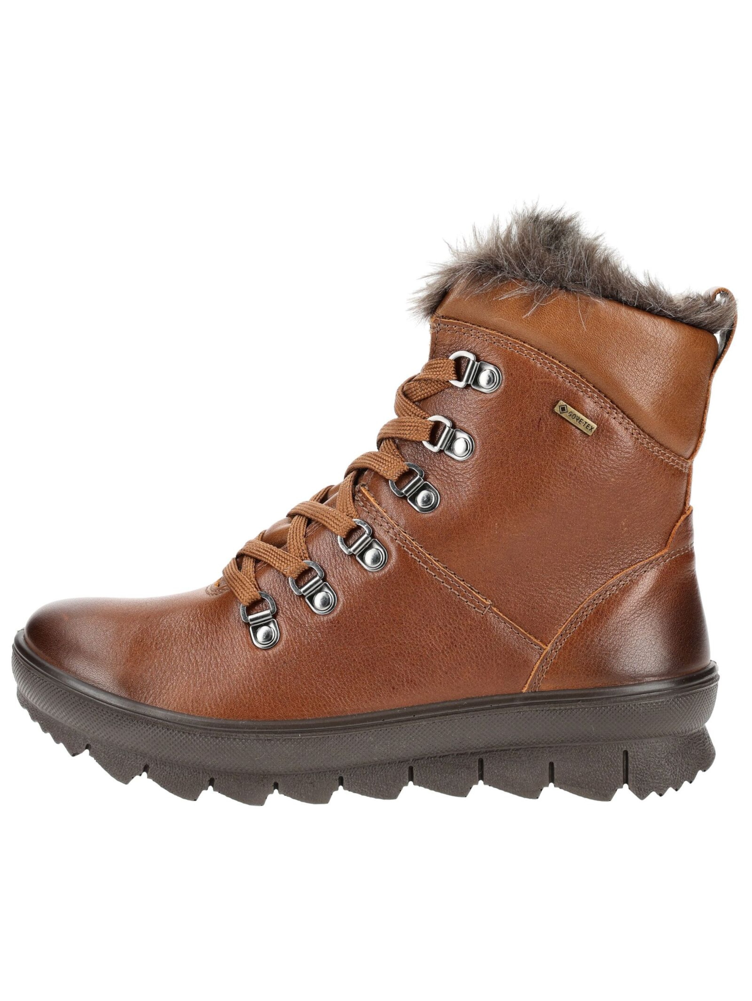 Bottines à lacets 'Novara' Legero en marron : sur le côté