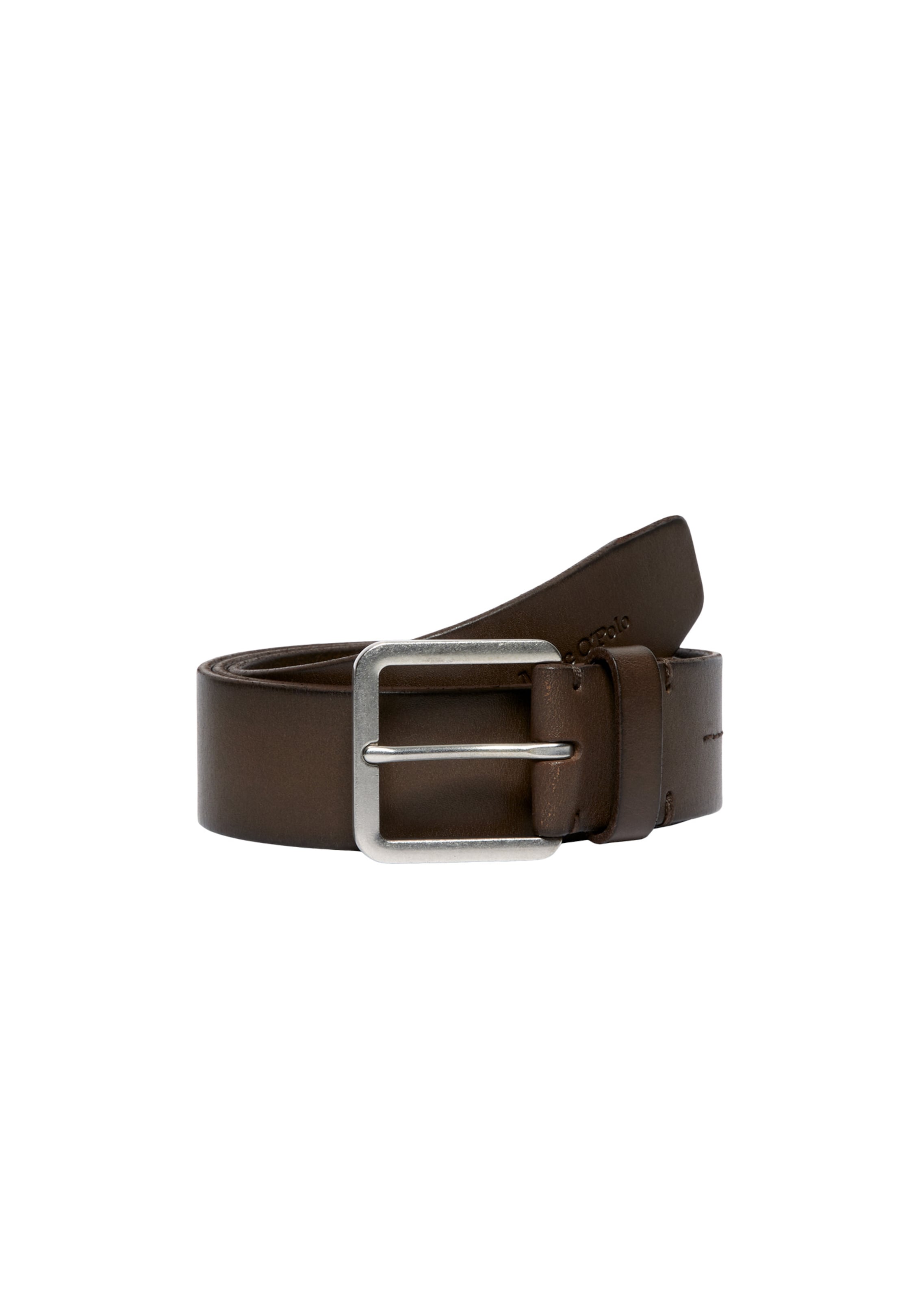 Marc O'Polo Belt in Brown: front