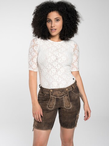 SPIETH & WENSKY Traditional blouse in White: front