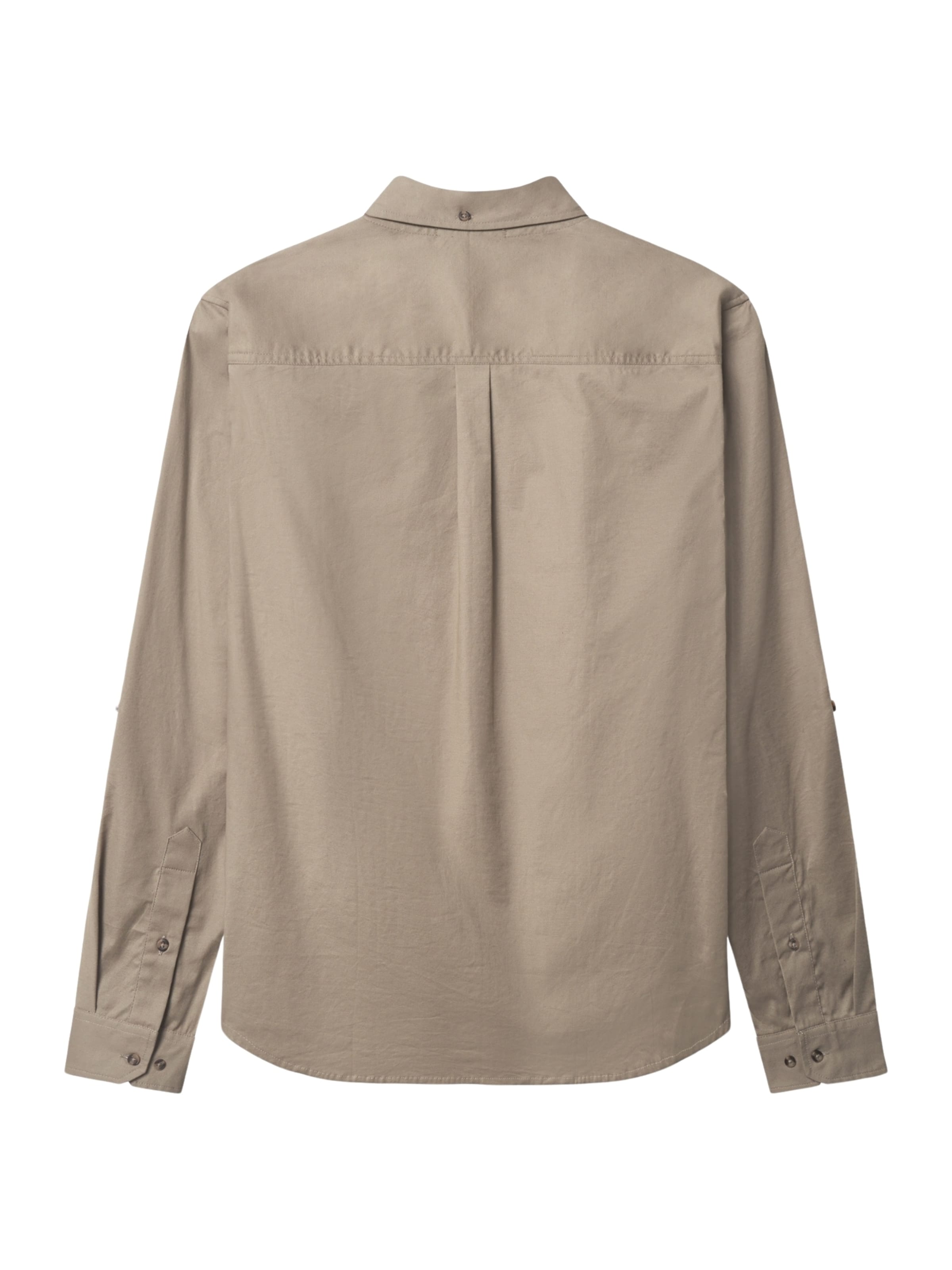 GABBA Regular fit Overhemd 'Bent Reg Ox' in Bruin