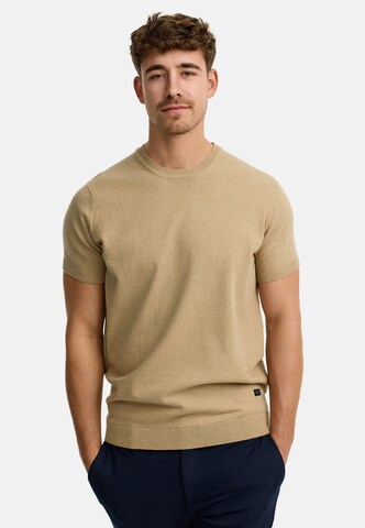 INDICODE JEANS Sweater 'Vasko' in Beige: front