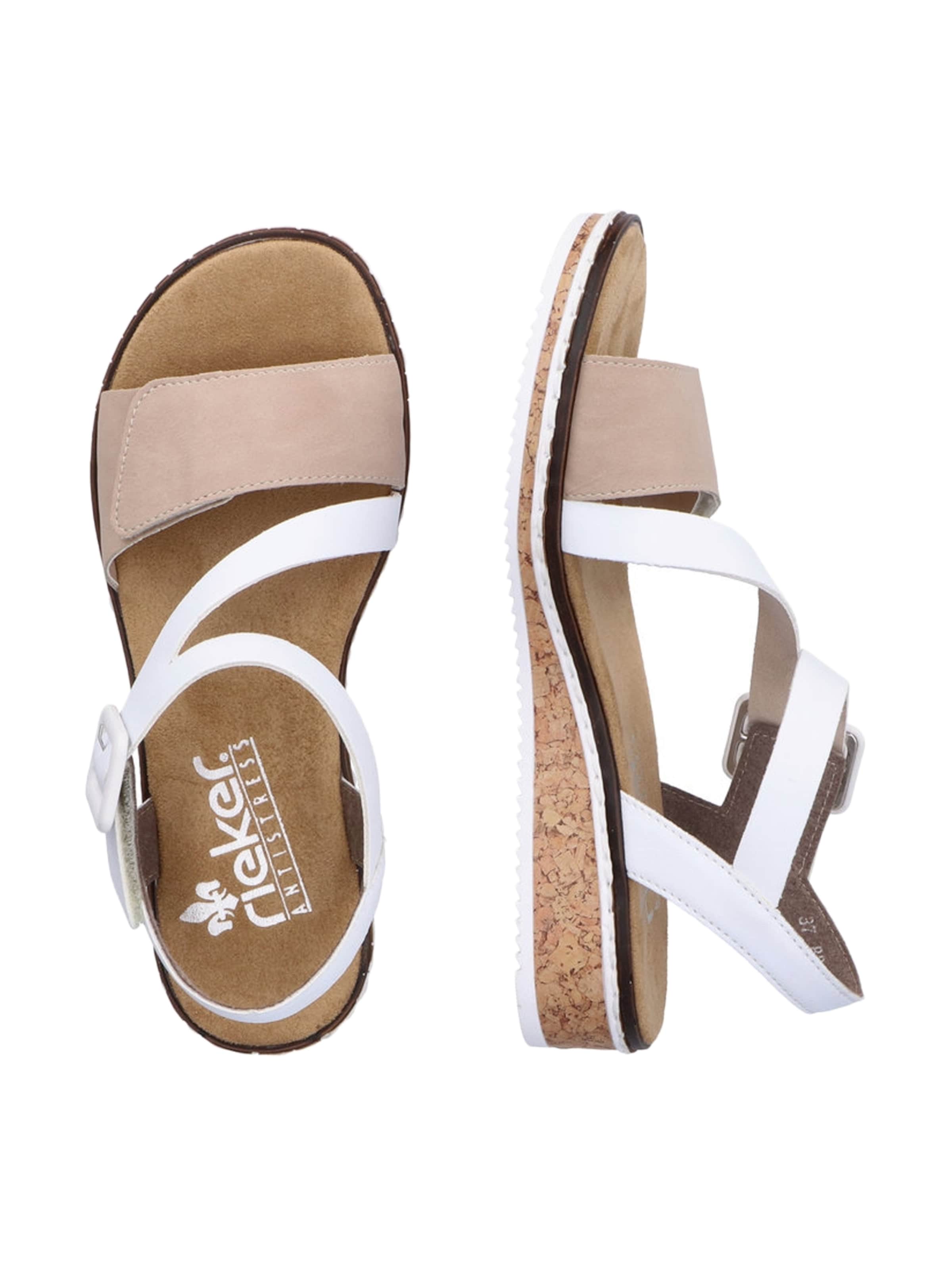 Rieker - Sandalias en blanco