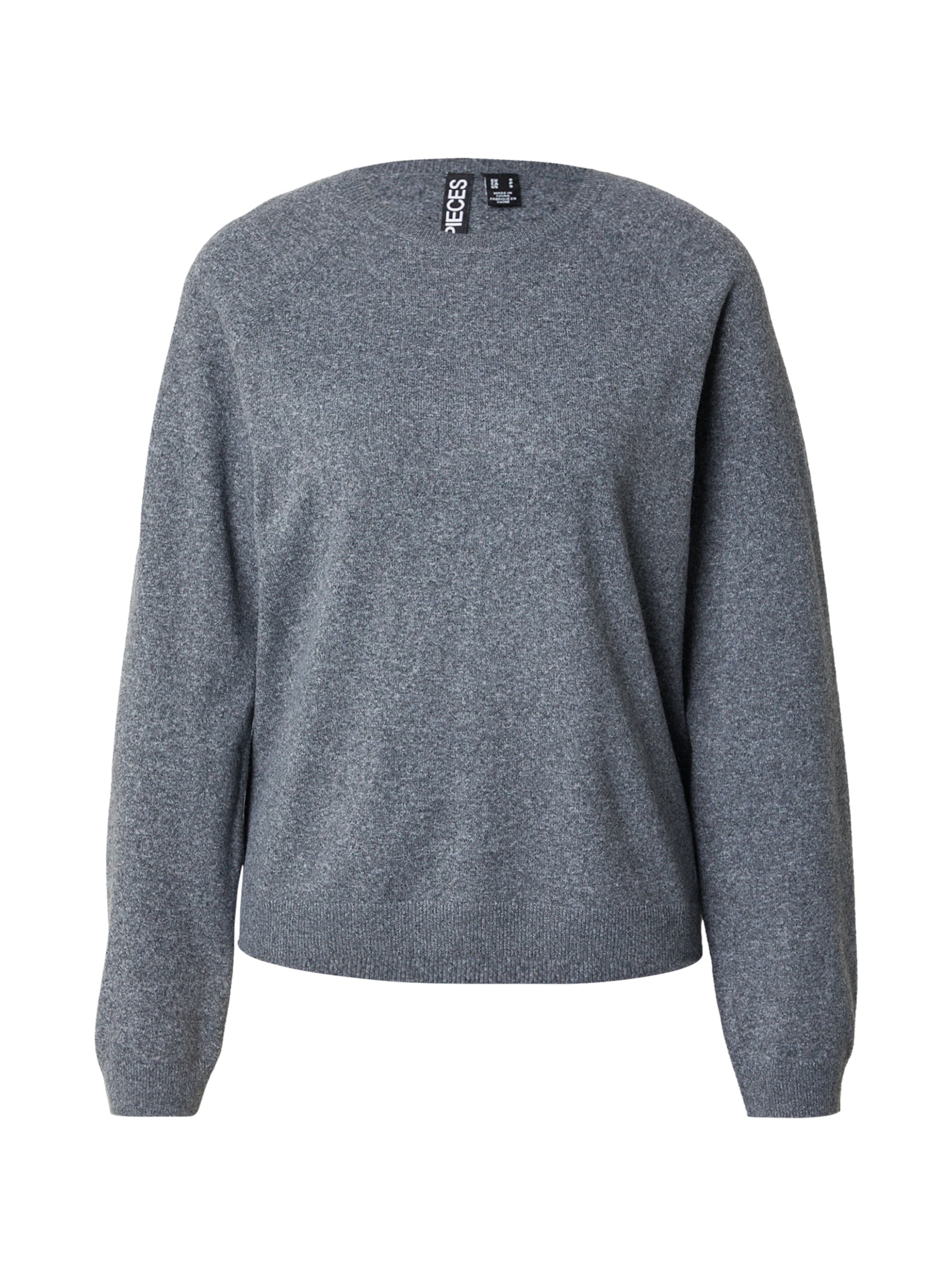 Pull-over 'PCBREE' PIECES en gris : devant