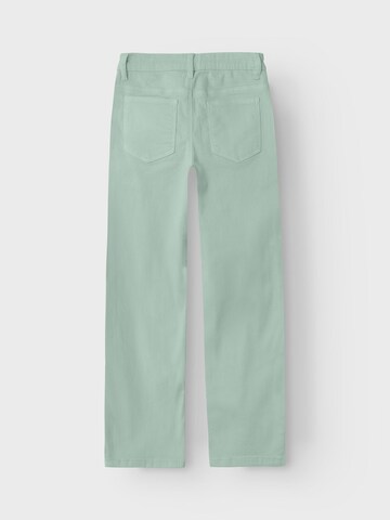 NAME IT Wide Leg Jeans 'Rose' in Grün