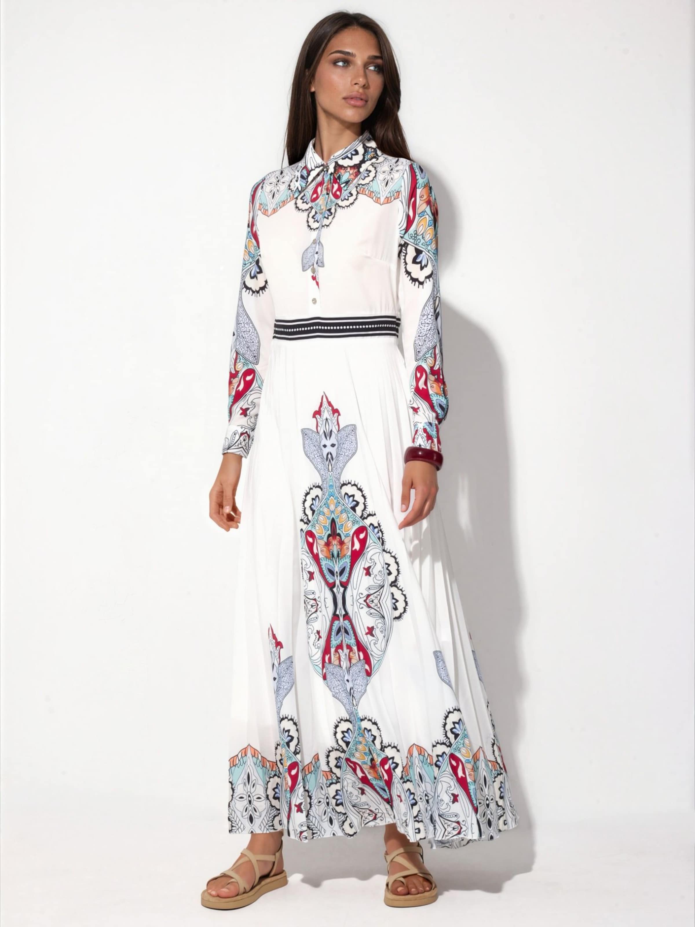 Robe MSN Collection en blanc : devant
