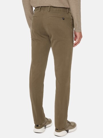 Coupe slim Pantalon chino Boggi Milano en vert