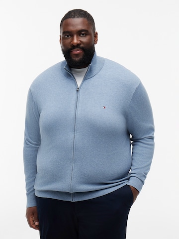 Tommy Hilfiger Big & Tall Kampsun 'ESSENTIAL', värv sinine: eest vaates