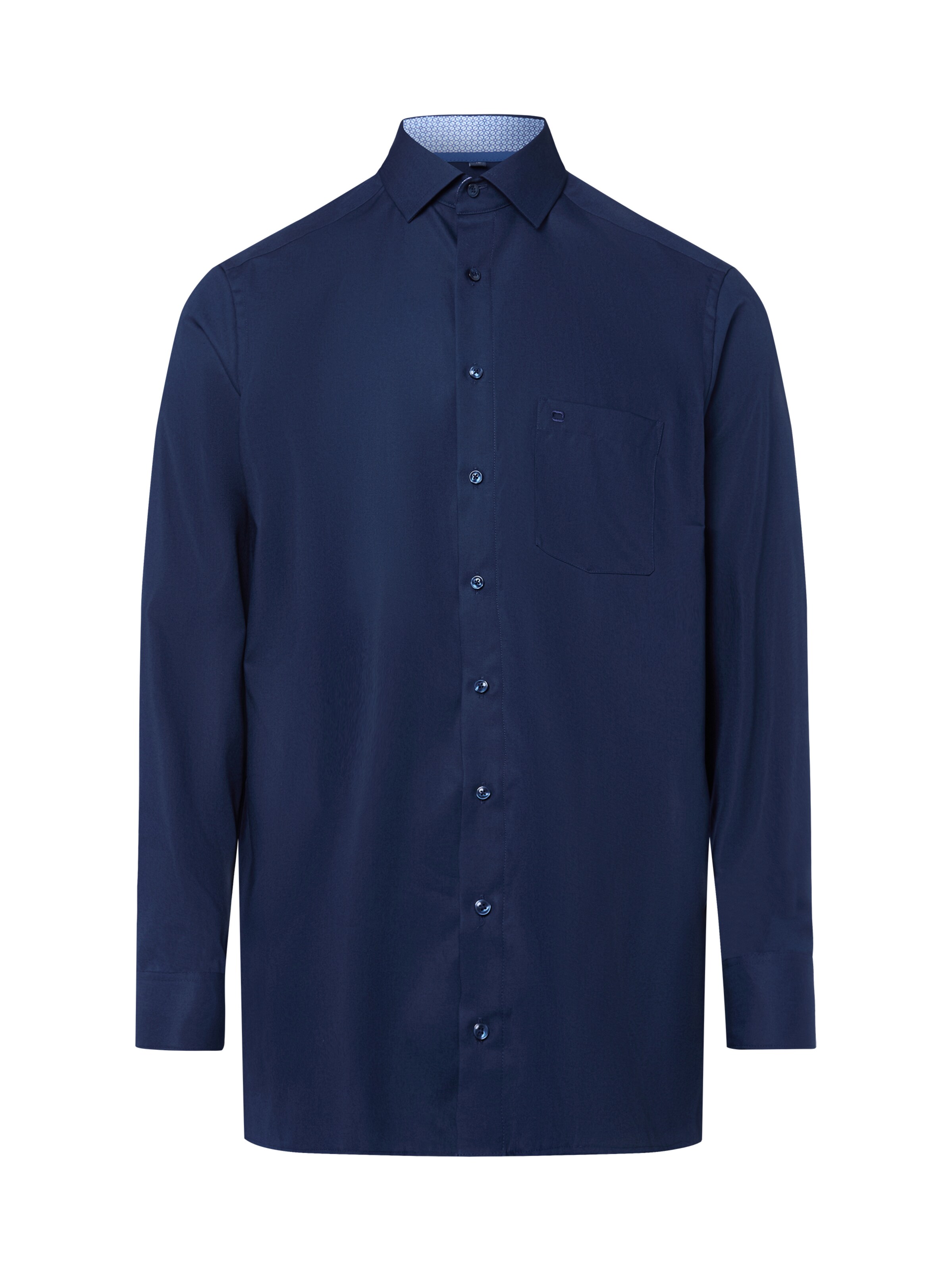 OLYMP Regular Fit Hemd in Blau: Vorderseite