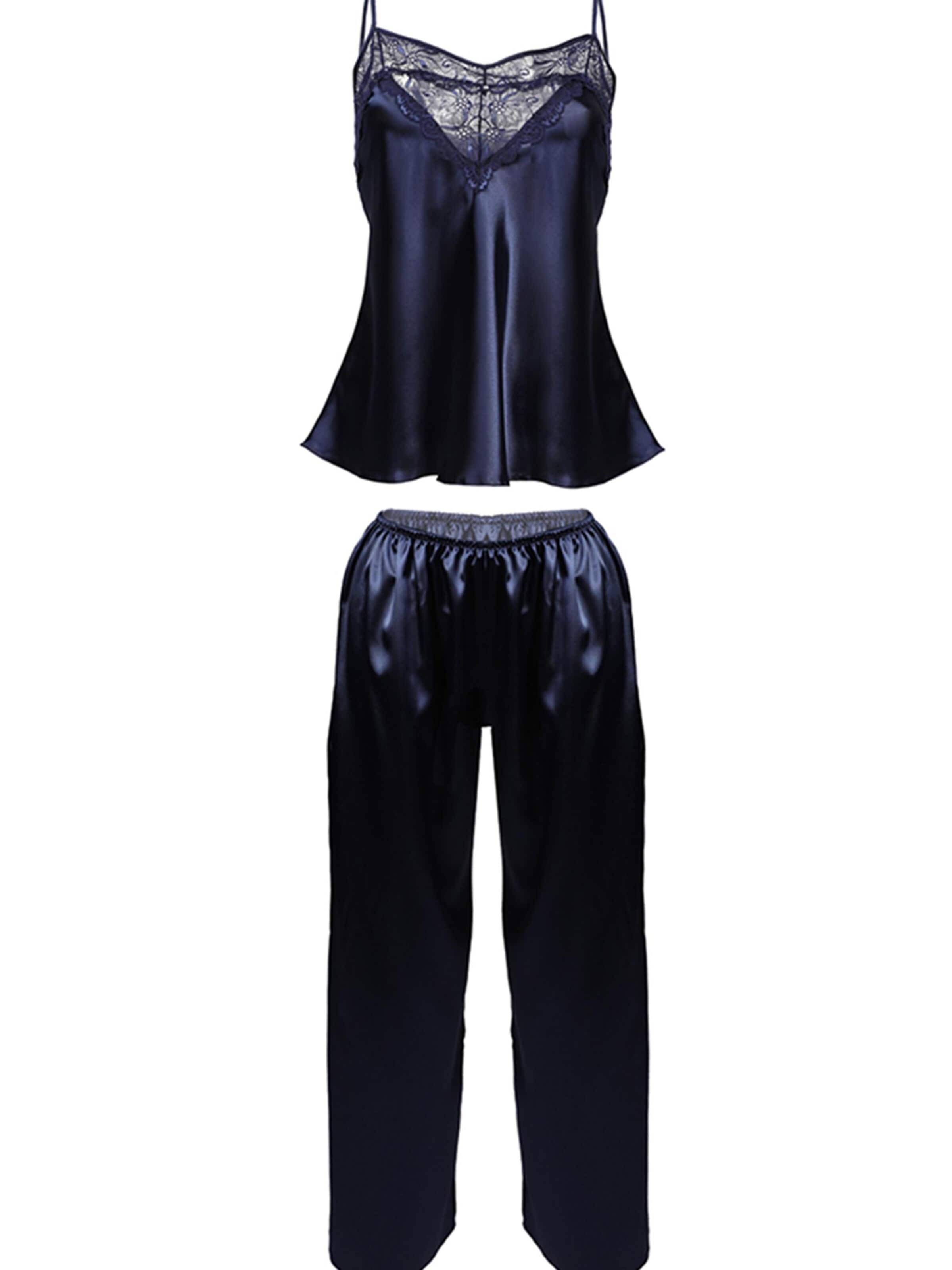 Vivisence Pyjama '2035' in Blauw: voorkant