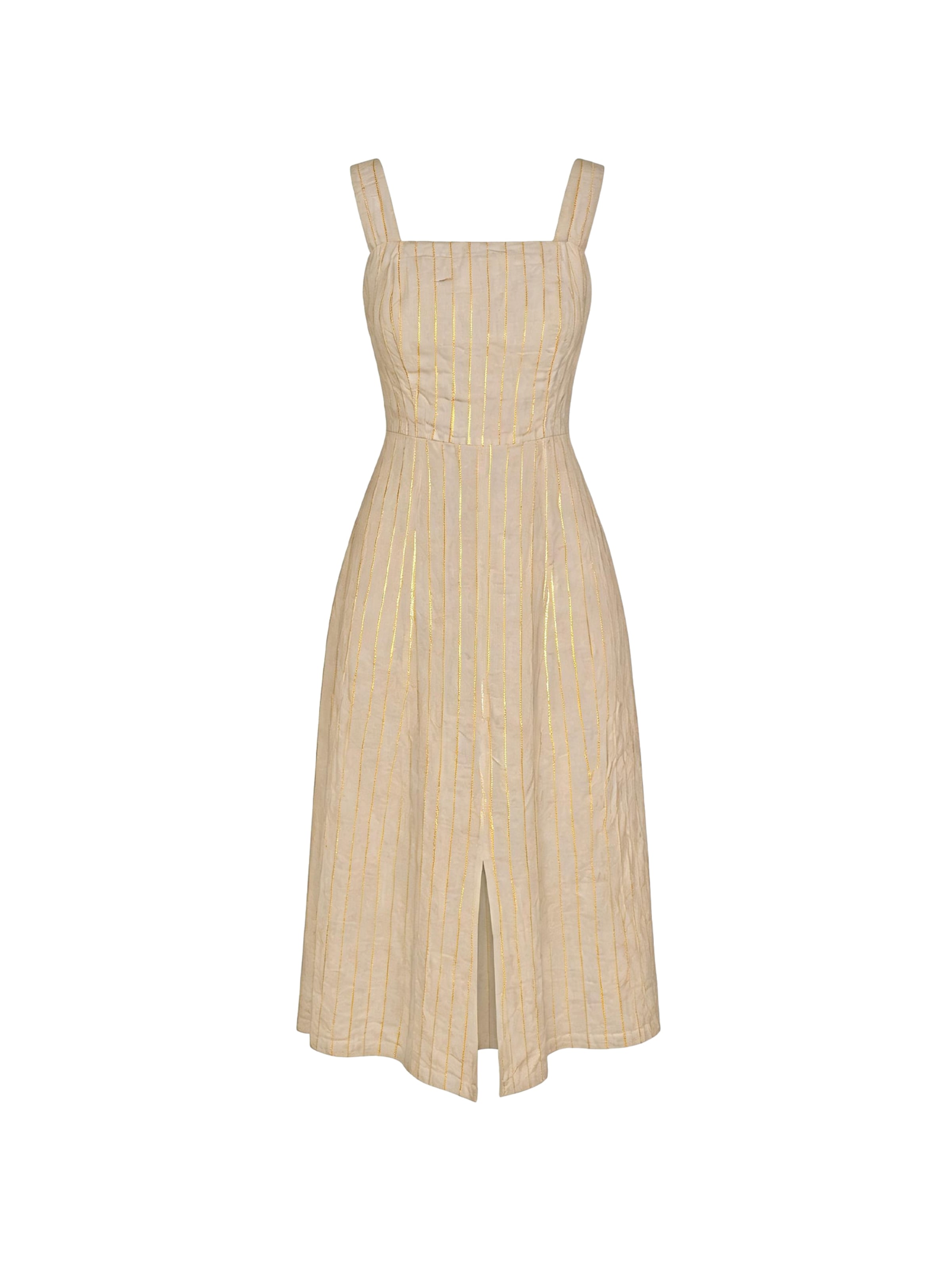 Haris Cotton Kleid 'Haris'‌ in Beige: Vorderseite