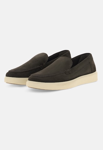 Boggi Milano Slip-ons in Bruin