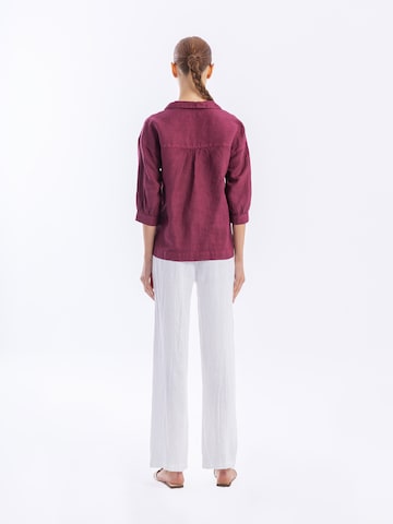 Camicia da donna di Haris Cotton in lilla