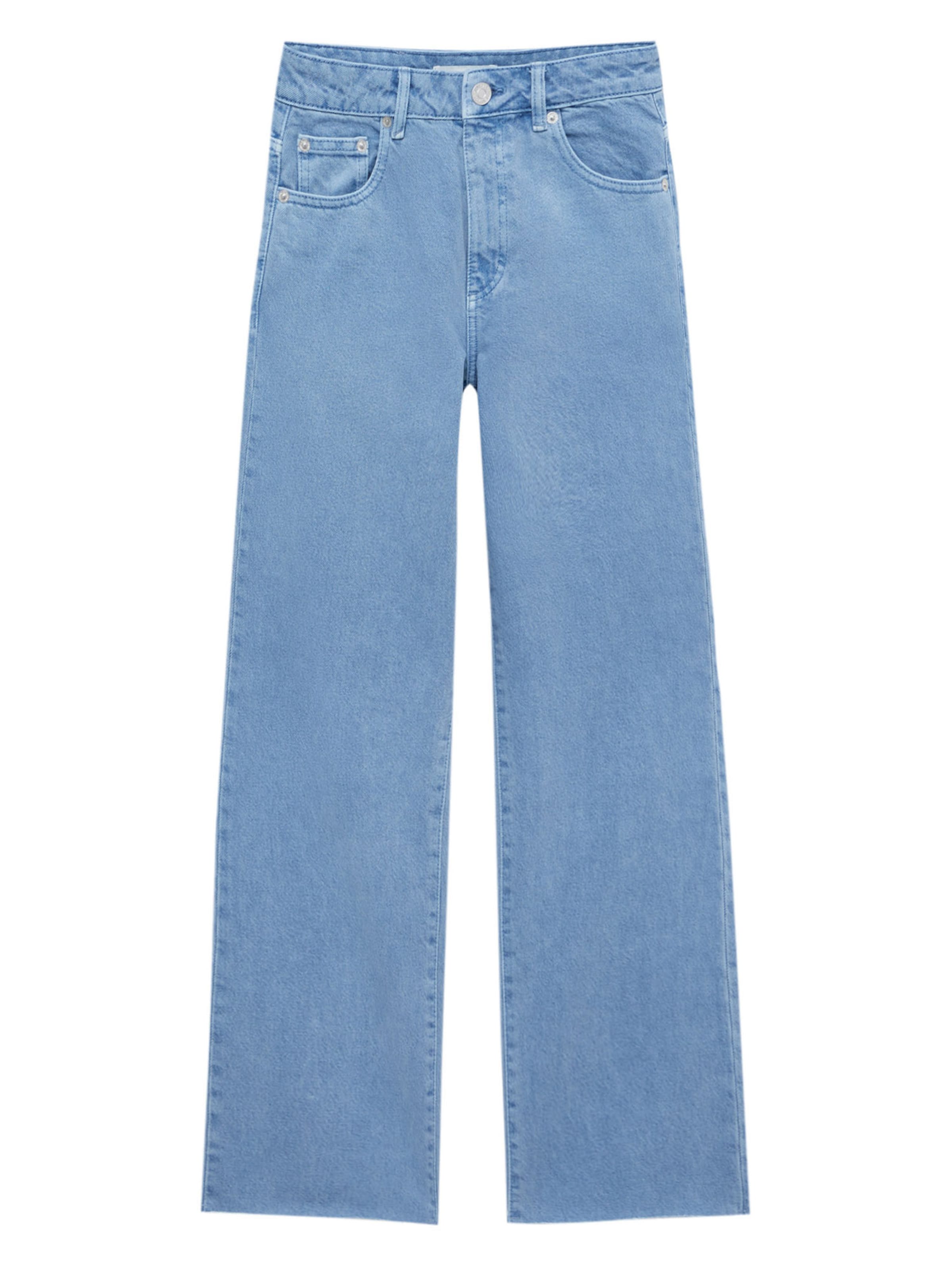Pull&Bear Regular Jeans in Blau: Vorderseite
