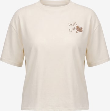 MYMO - Camiseta 'Pop' en beige: frente