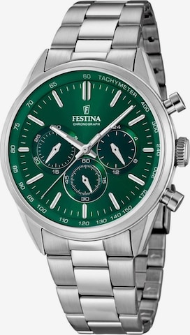 FESTINA Analoog horloge in Groen: voorkant