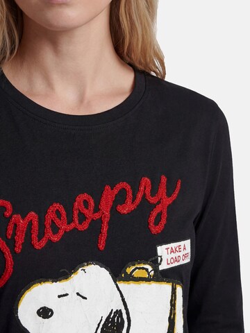 PRINCESS GOES HOLLYWOOD Shirt 'Peanuts™ Snoopy' in Schwarz