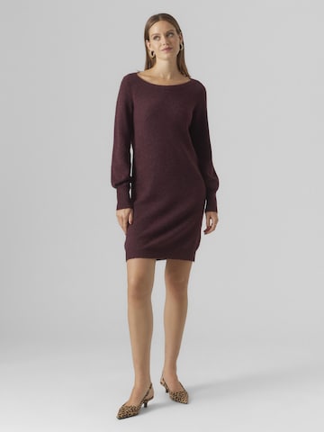 VERO MODA Strickkleid in Lila