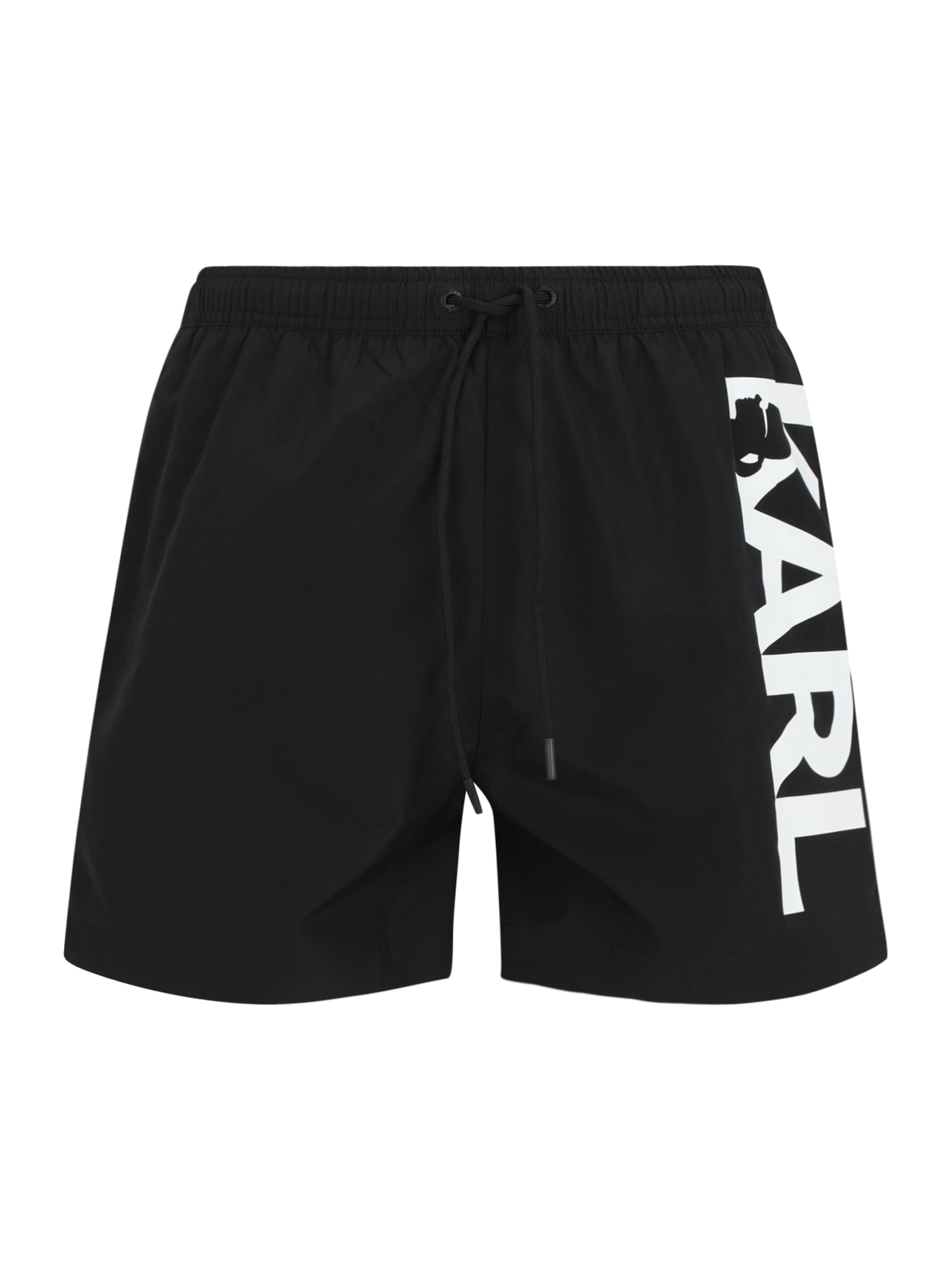 Karl Lagerfeld Swimming shorts in Black: front
