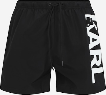 Karl Lagerfeld Uimashortsit värissä musta: etupuoli