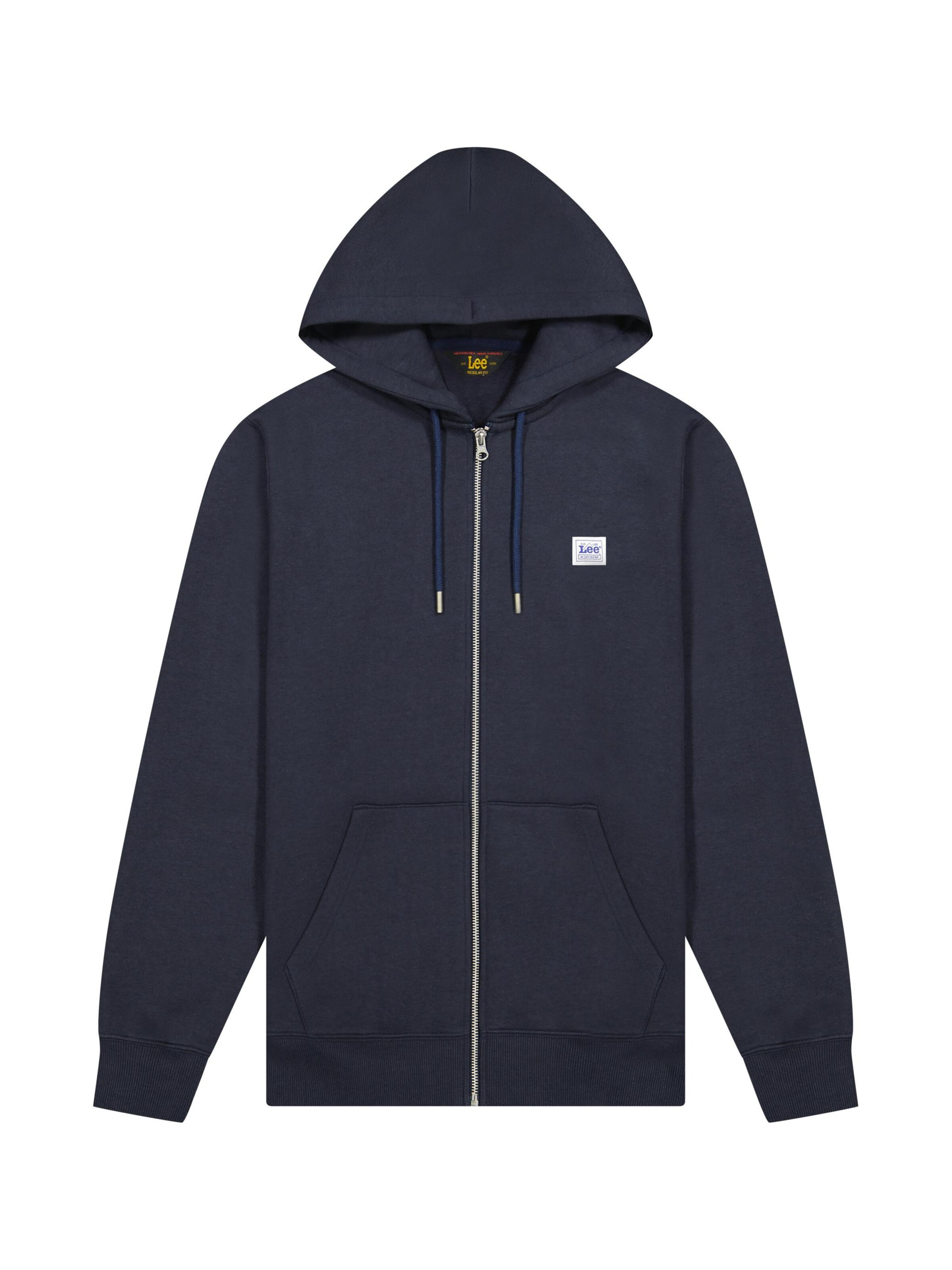 Lee Zip-Up Hoodie in Blue: front