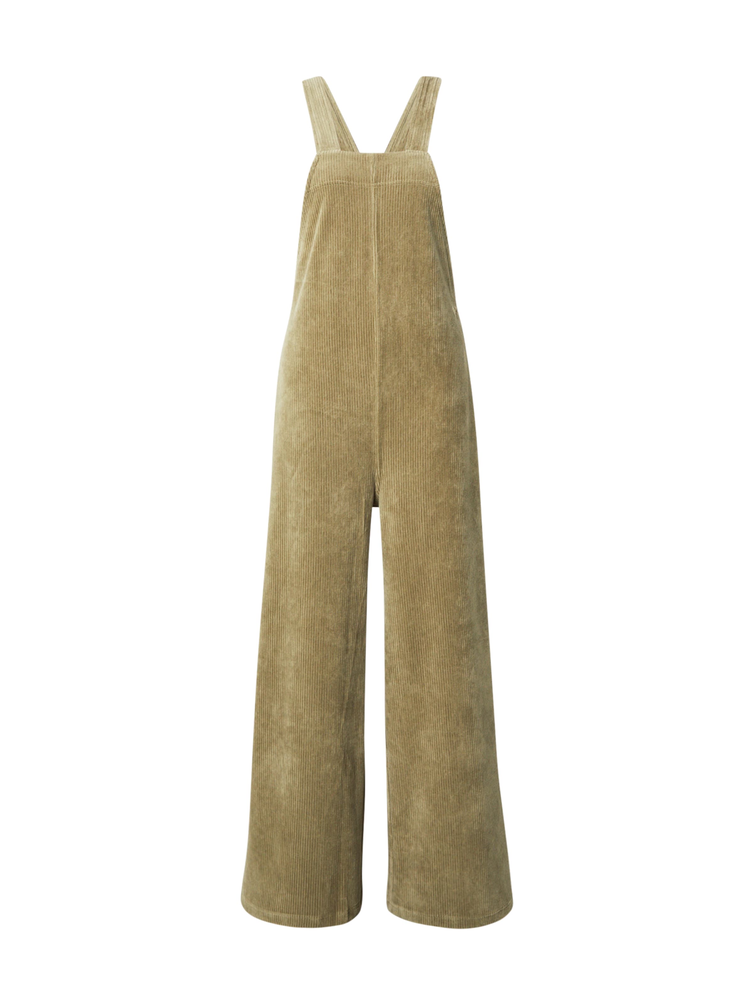 Wide leg Pantaloni con pettorina 'BEST DAZE' di ROXY in verde: frontale