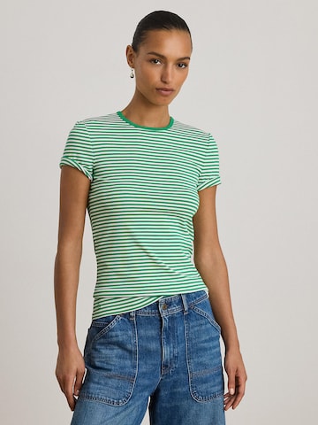 balta Lauren Ralph Lauren Marškinėliai: priekis