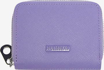 Pull&Bear Wallet in Purple: front