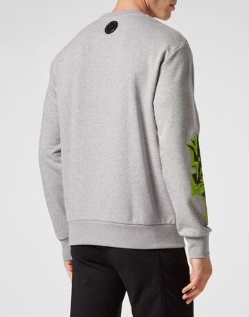 Sweat-shirt 'Thunder Tiger' Plein Sport en gris