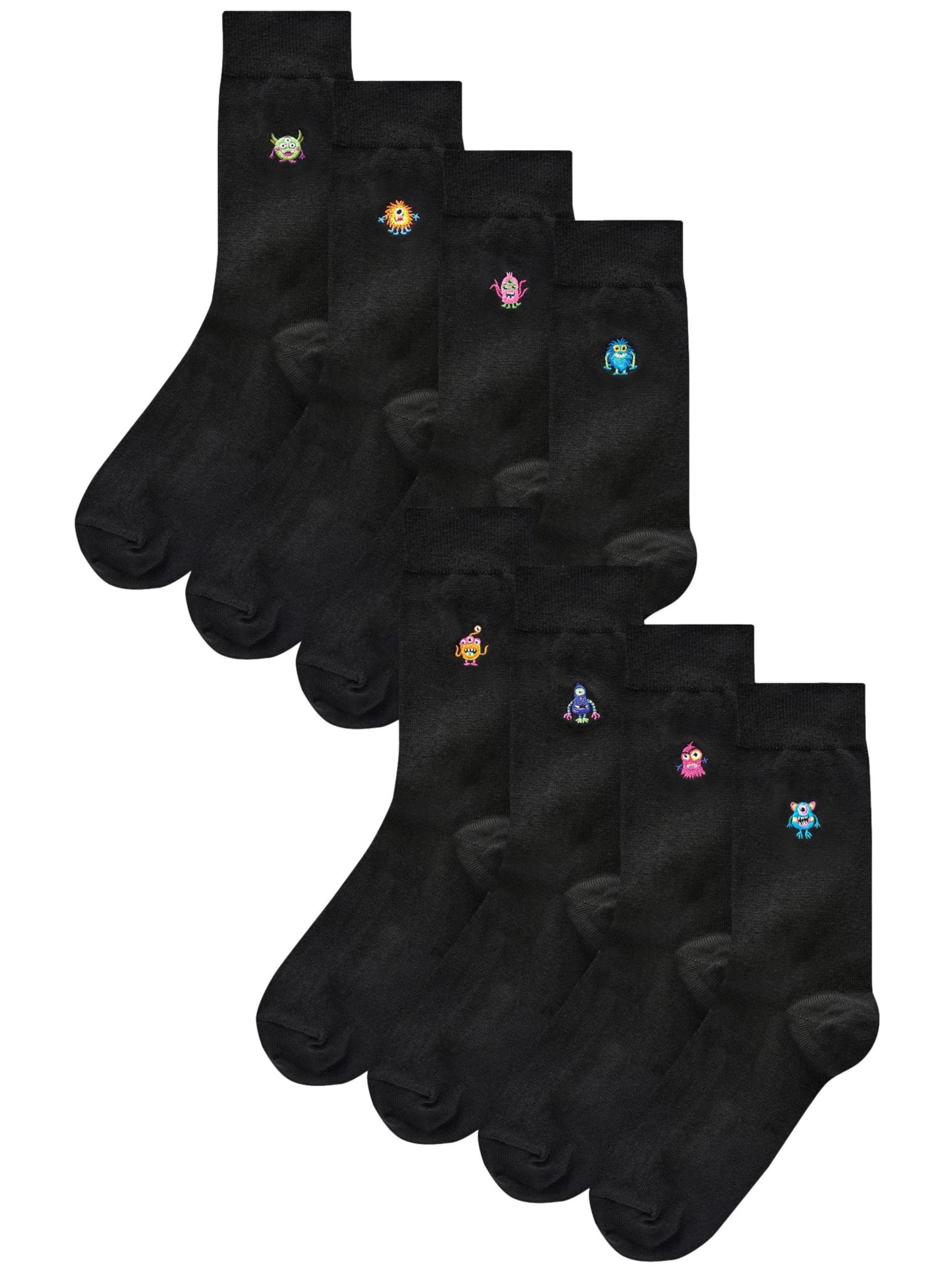 Next Къси чорапи в черно: отпред