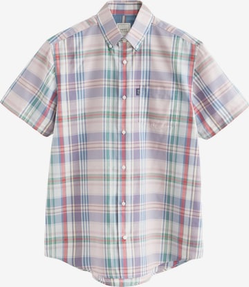 Next Regular fit Button Up Shirt in Pink: front