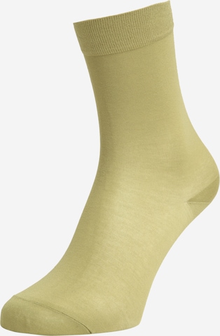 FALKE Socks 'Cotton Touch' in Green: front
