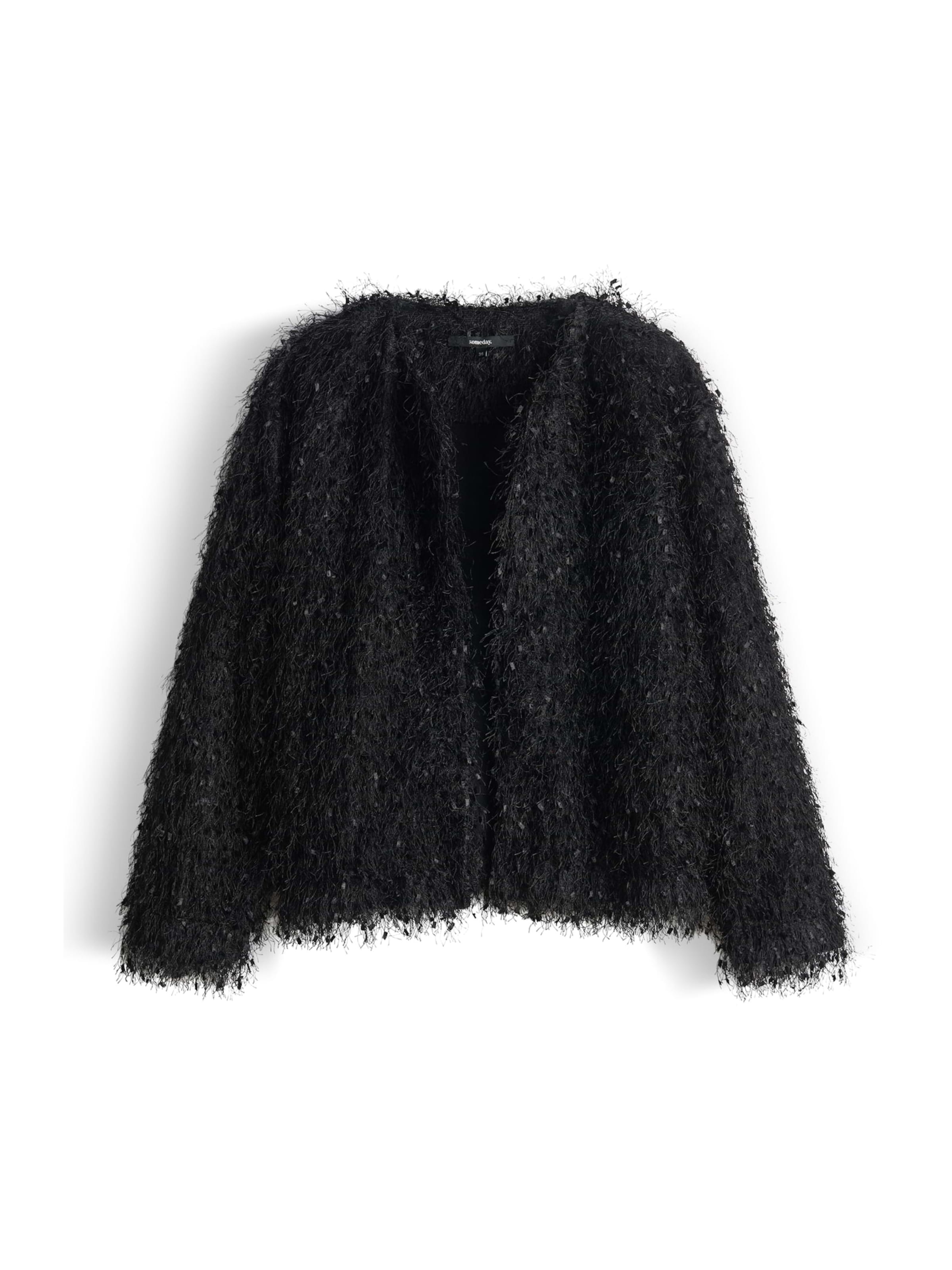 Someday Sweat jacket in Black: front