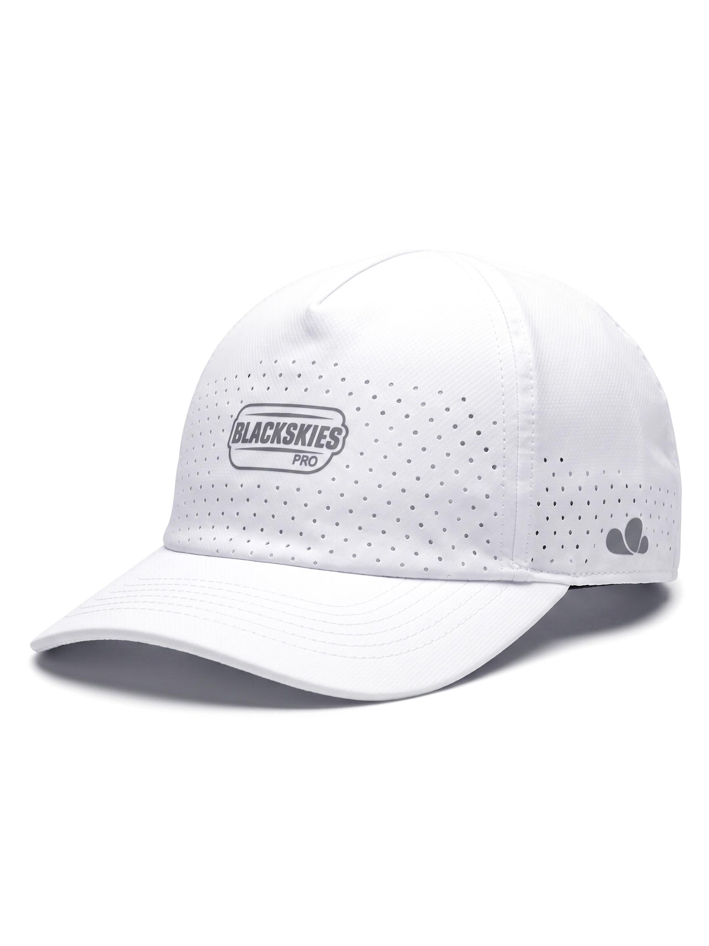 Blackskies Athletic Cap 'Pro Focus' in White: front