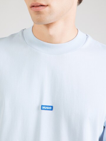 HUGO Μπλουζάκι 'Nieros' σε μπλε