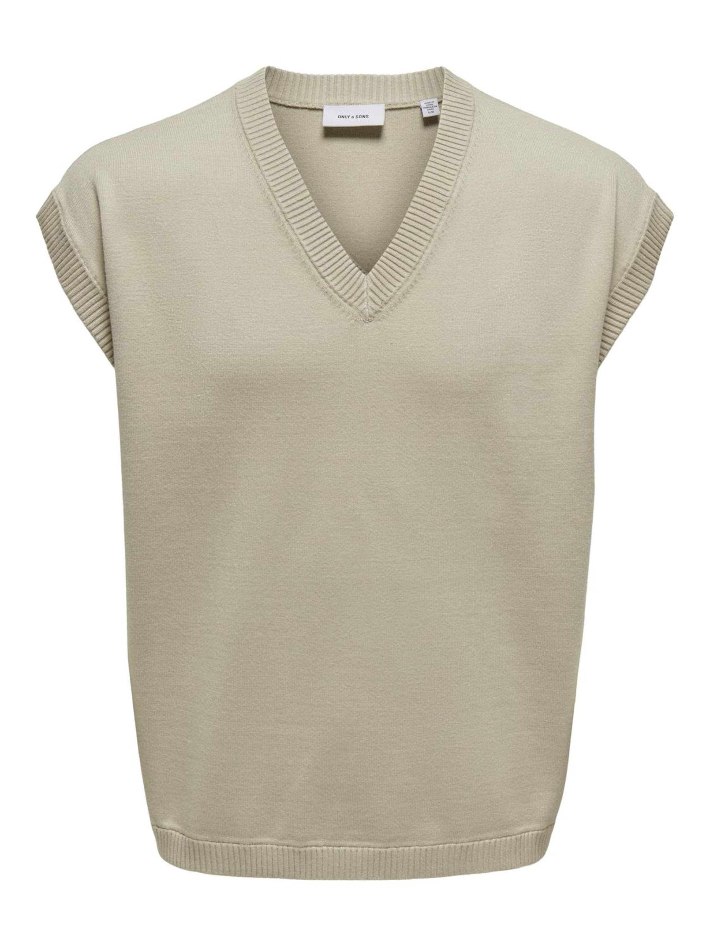 Only & Sons Pullunder 'ONSLusim' i beige: forside