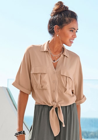 LASCANA - Blusa en beige: frente