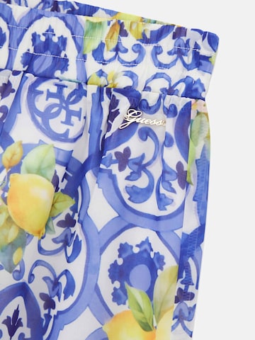 GUESS Wide leg Pants in Blue