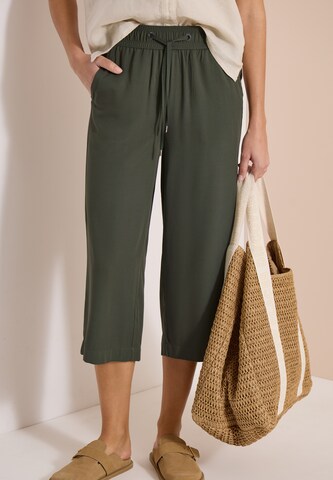 CECIL Wide Leg Hose in Grün: Vorderseite